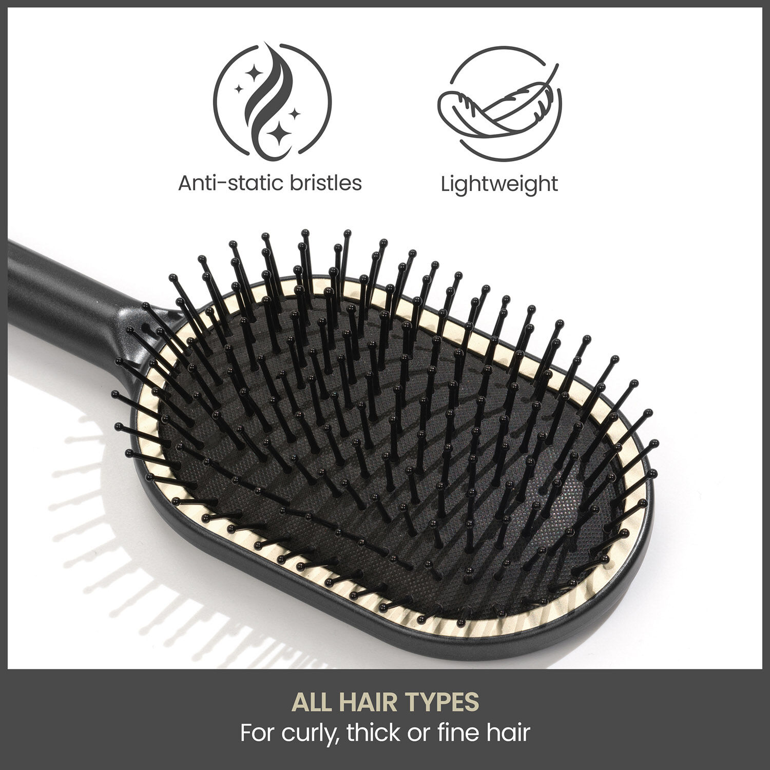 Wet to Dry Ceramic Cushion Hair Brush